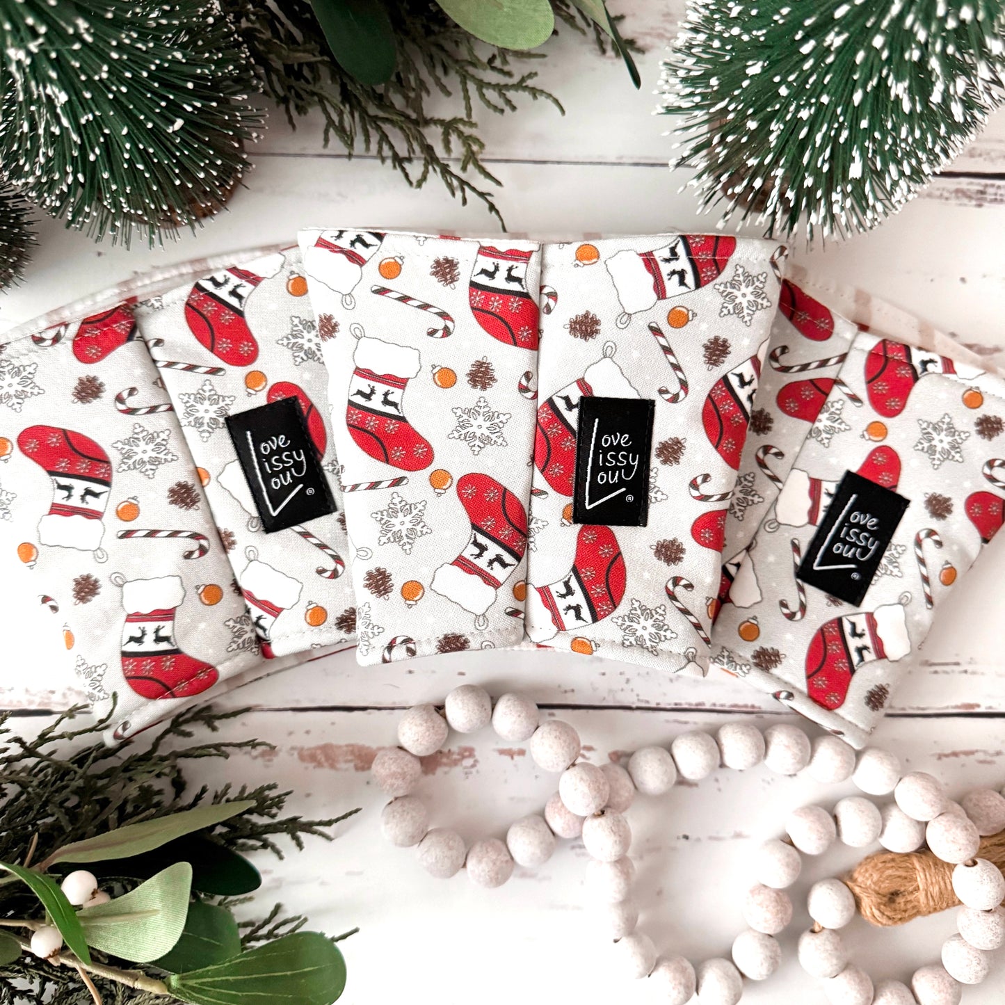 Christmas Stockings - Coffee Cozy