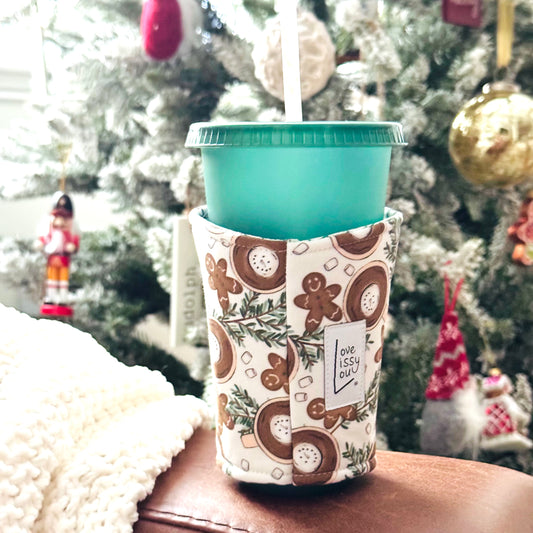 Gingerbread Men Cocoa - Coffee Cozy