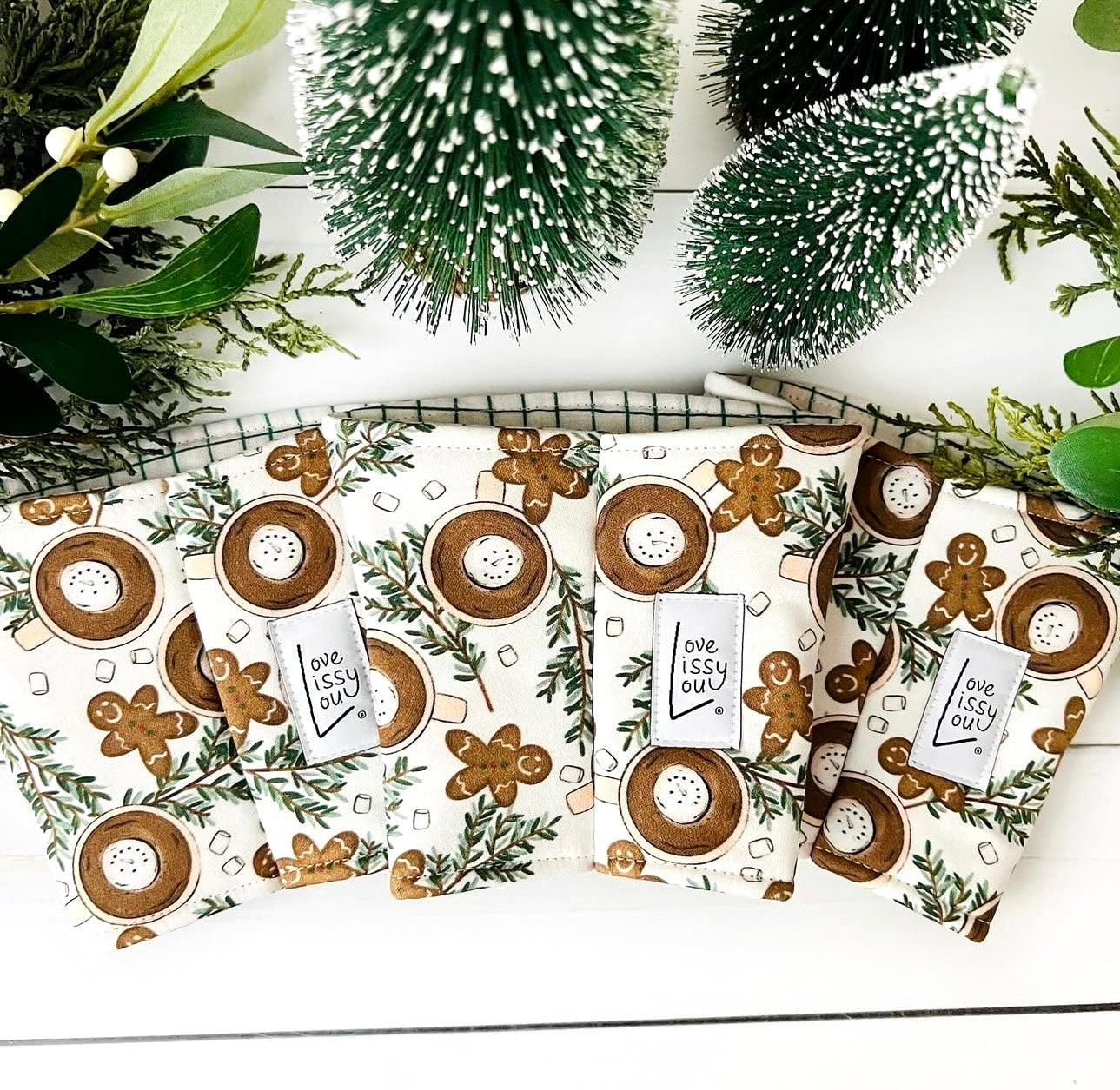 Gingerbread Men Cocoa - Coffee Cozy