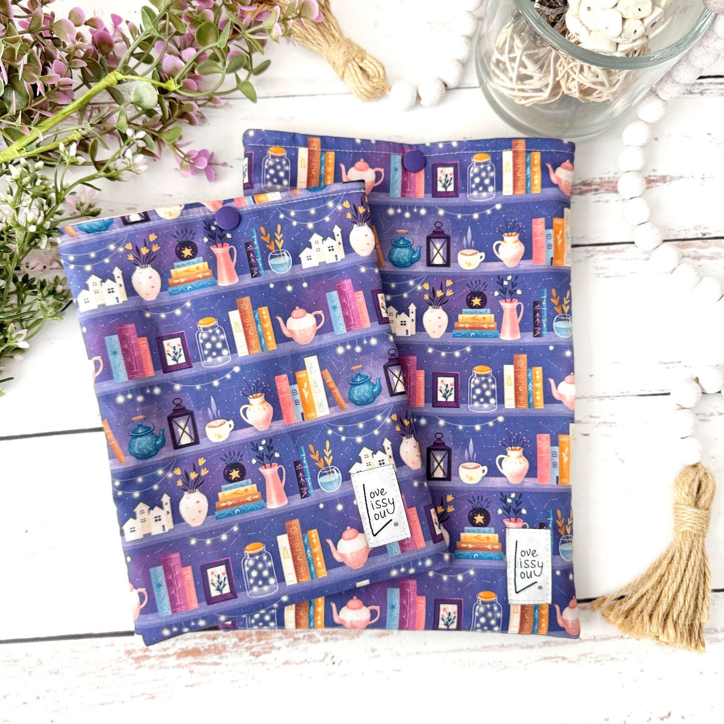 Starlit Bookshelf - Kindle + Book Sleeves