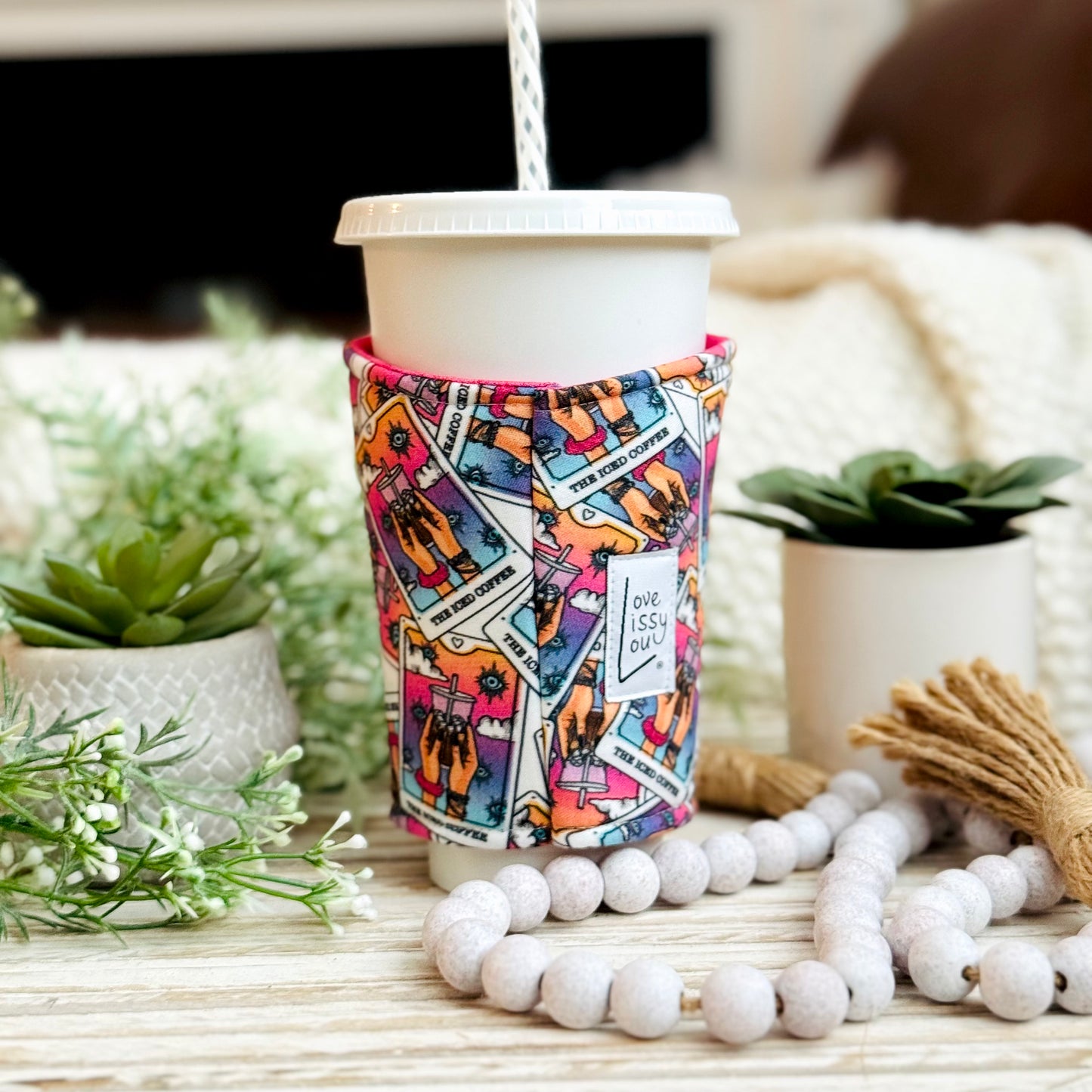 The Iced Coffee | Handmade Reusable Cup Sleeve