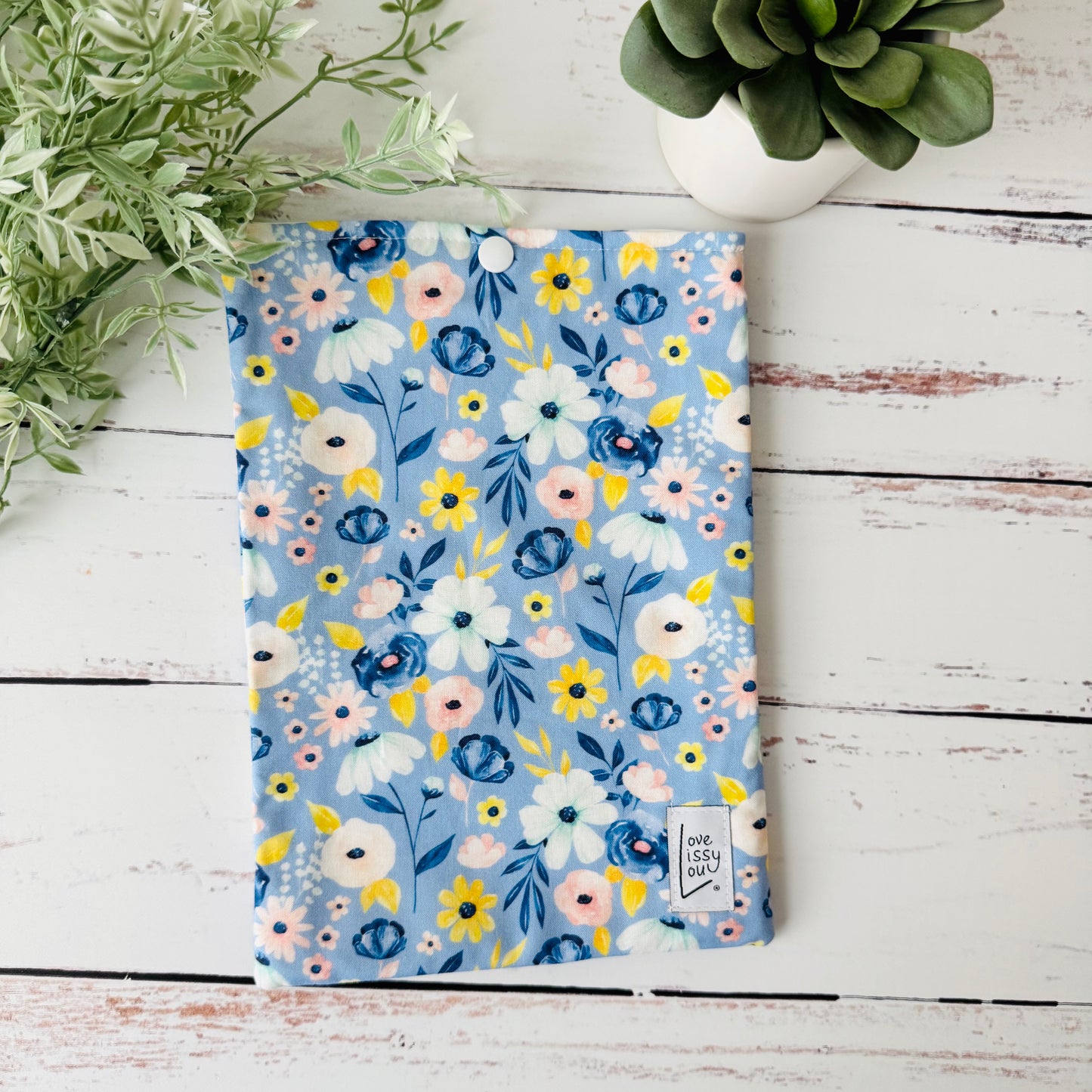 Blue Floral | Kindle + Book Sleeves