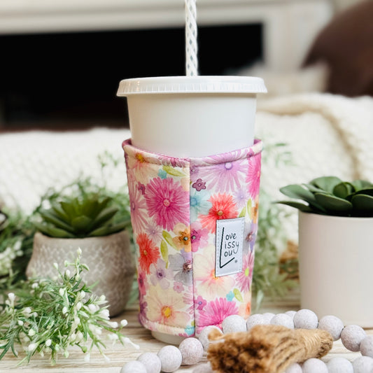 Flower Power | Handmade Reusable Cup Sleeve