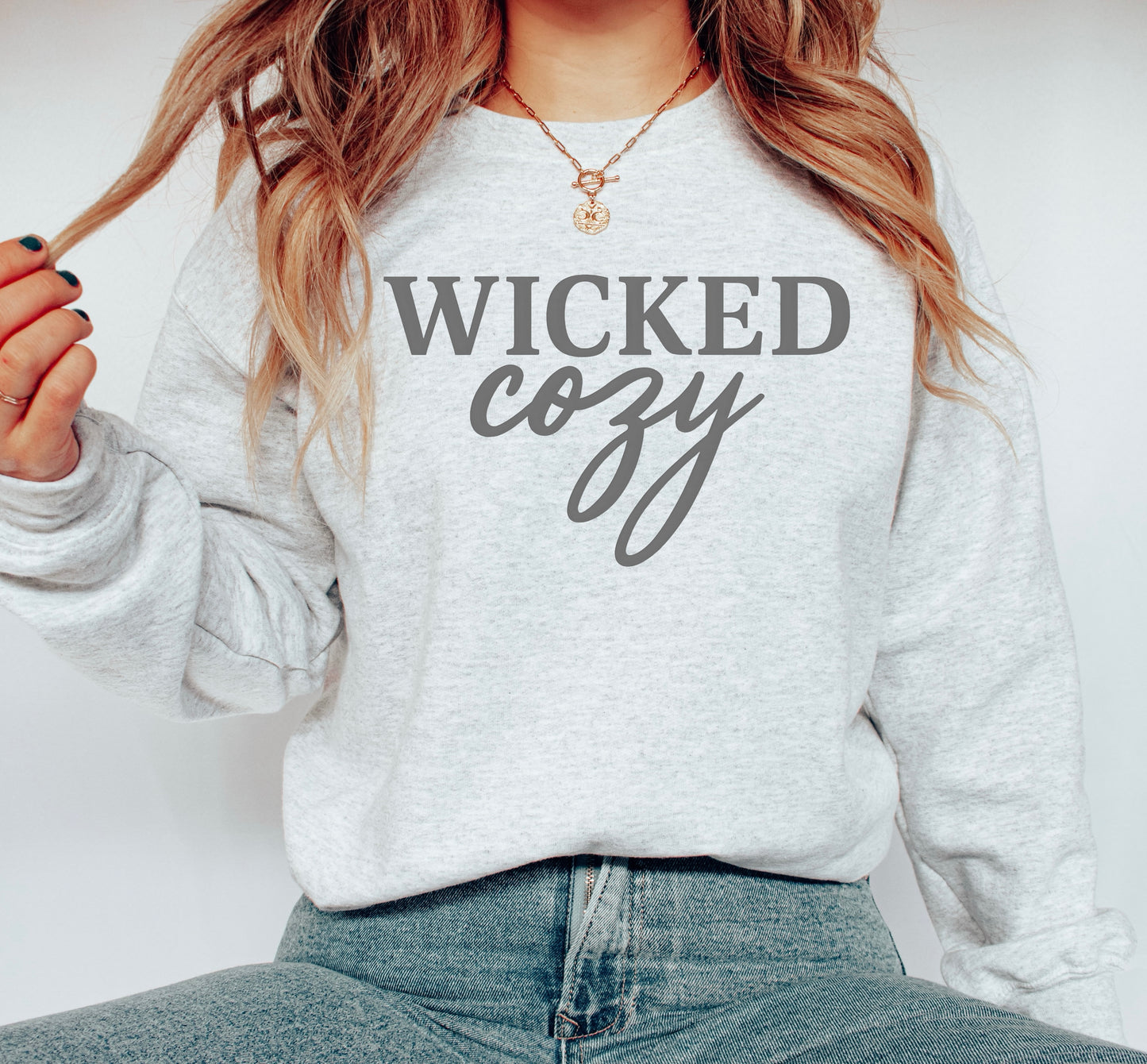 Wicked Cozy - Crewneck Sweatshirt (Ash)