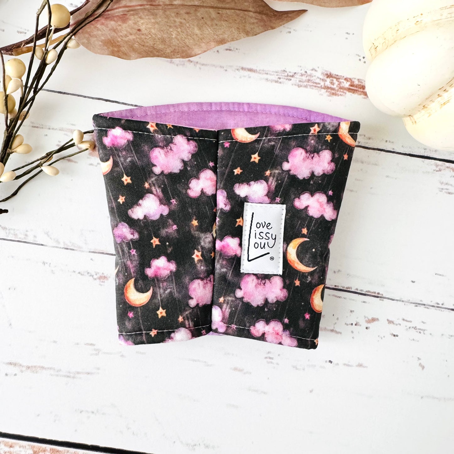 Starry Night | Handmade Reusable Cup Sleeve