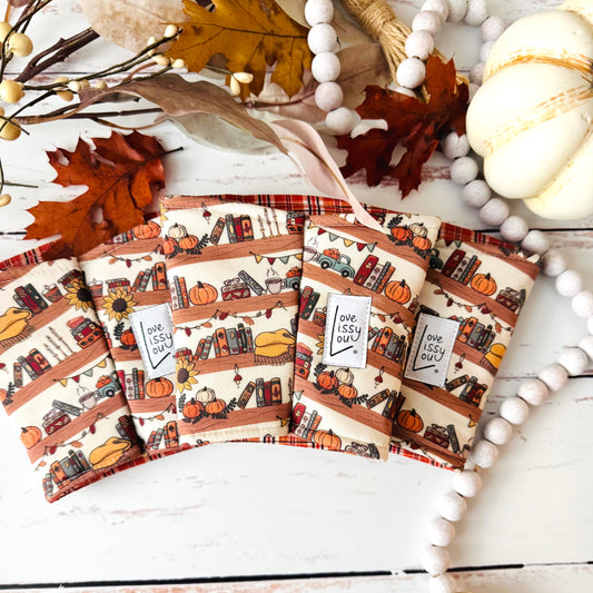 Cozy Fall Bookshelf - Coffee Cozy