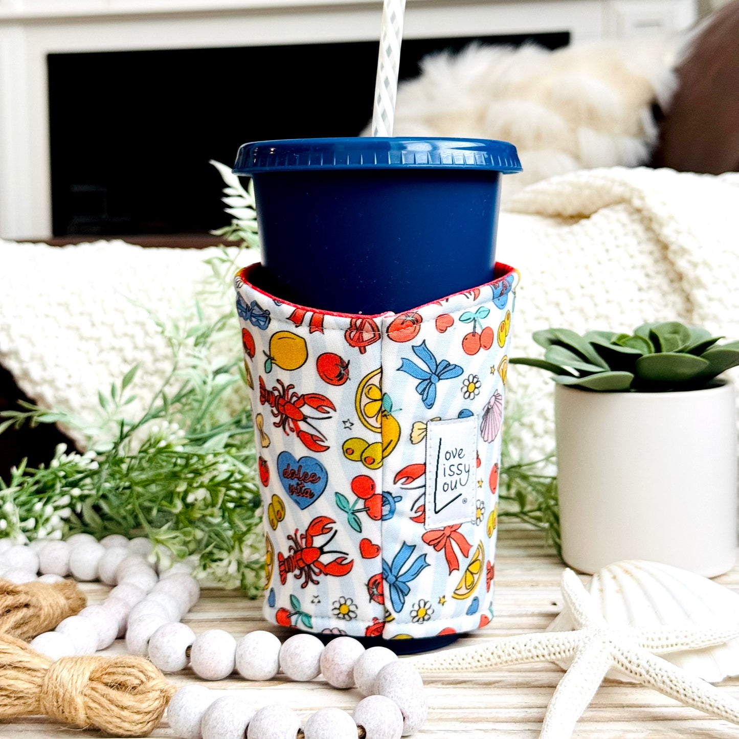 La Dolce Vita | Handmade Reusable Cup Sleeve