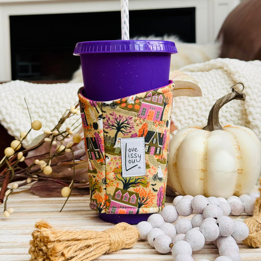 Ghost Town | Iced Coffee Cup Cozy