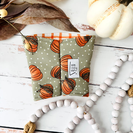 Pumpkins | Iced Coffee Cup Cozy