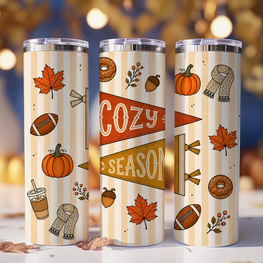 Cozy Season | 20 oz Skinny Tumbler | Free Shipping