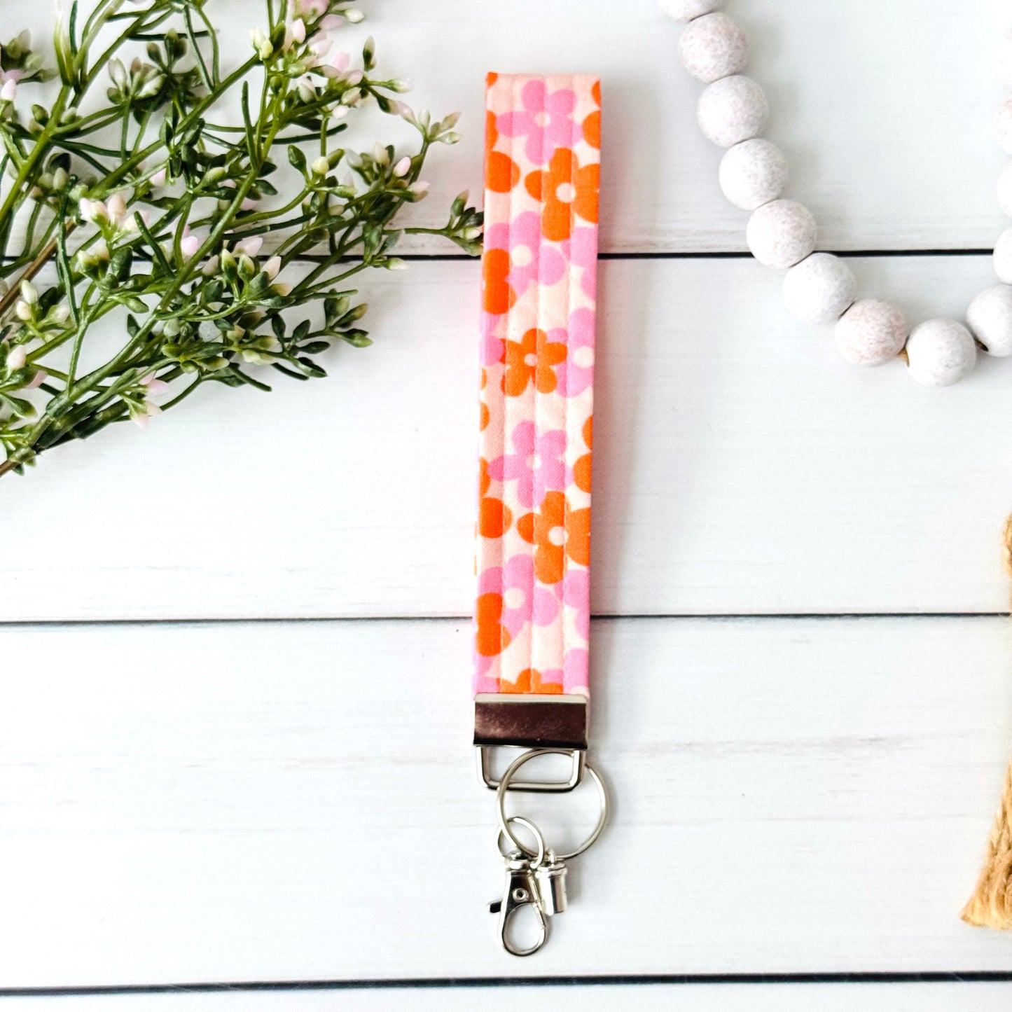 Flower Party - Keychain Wristlet + Minis