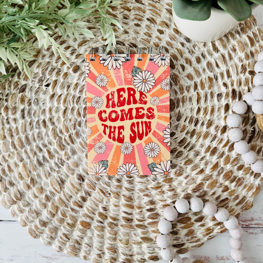 Here Comes The Sun | Mini Jotter Notebook