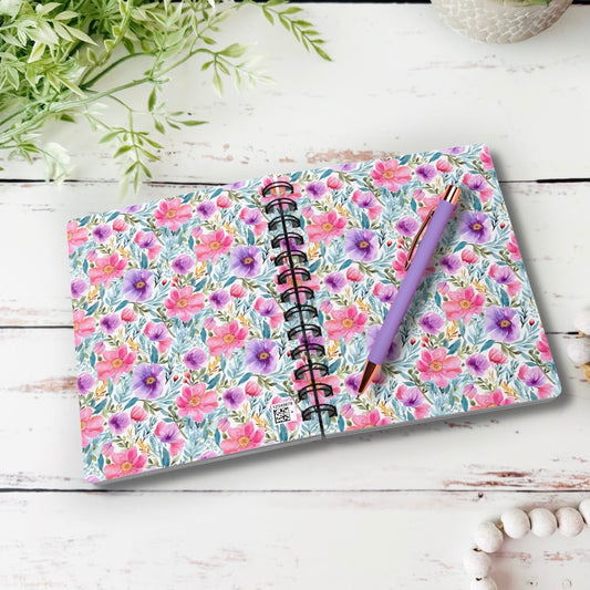 Watercolor Floral - Notebook