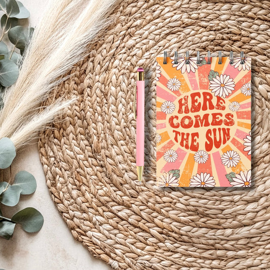 Here Comes The Sun | Mini Jotter Notebook