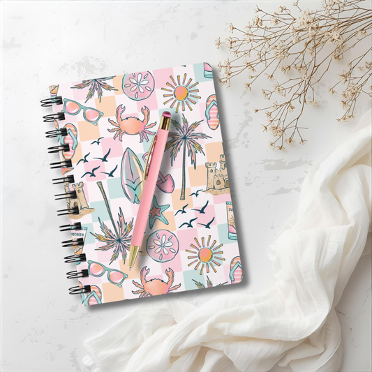 Pastel Beach | Boutique Notebook | Spiral Journal