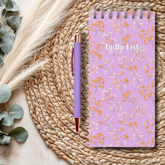 Autumn Wildflowers | To Do List Notepad