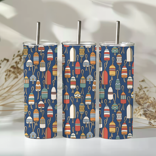 Lobster Buoy | 20 oz Skinny Tumbler | Free Shipping