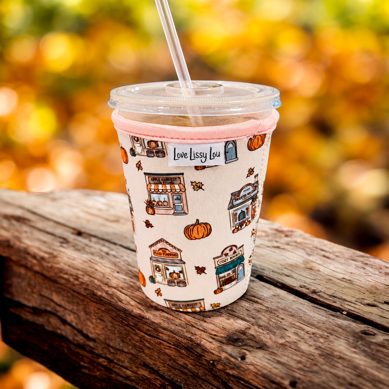 Cozy Fall Village |  Coffee Sleeve