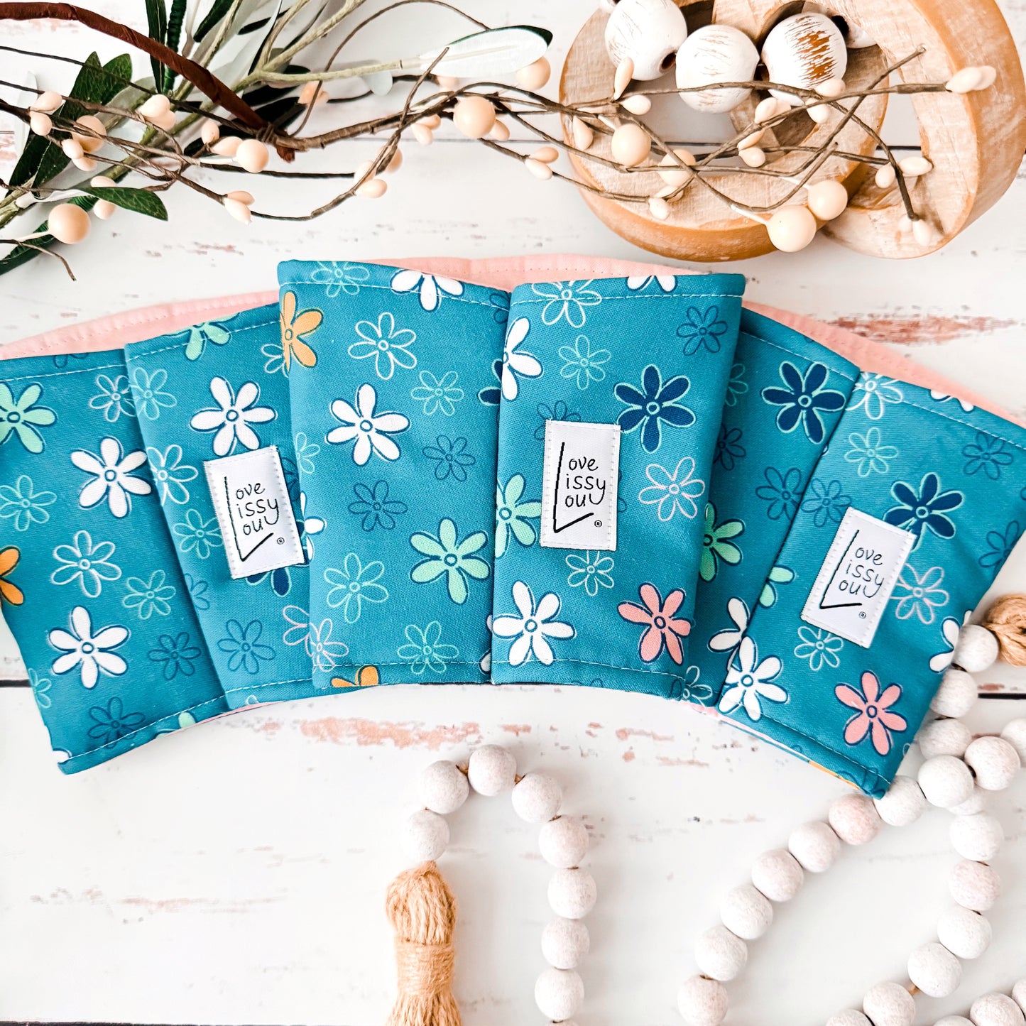 Doodle Flowers  - Coffee Cozy