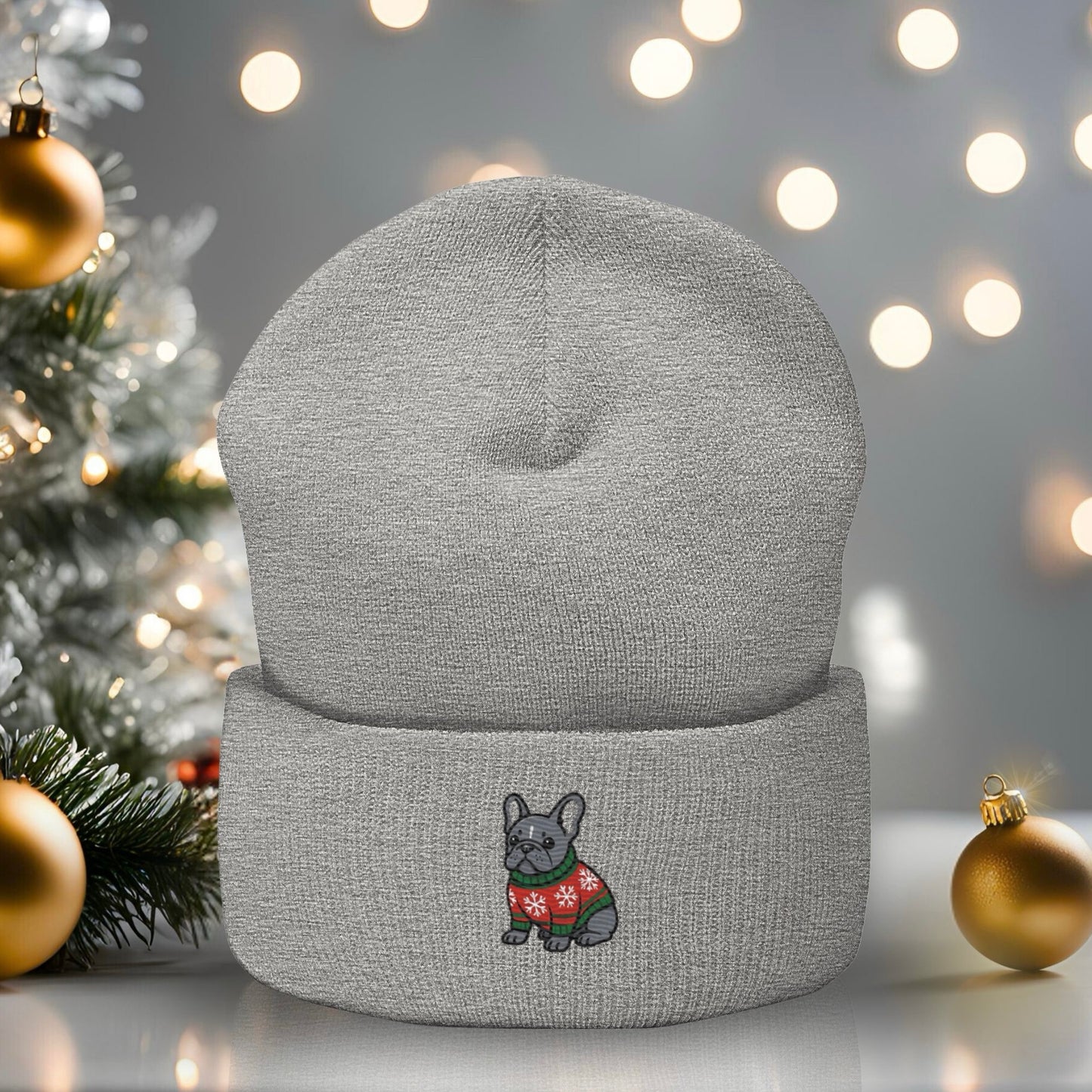 Frenchie - Embroidered Beanie