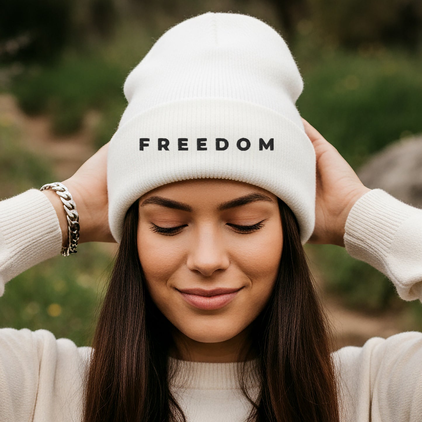Freedom - Embroidered Beanie