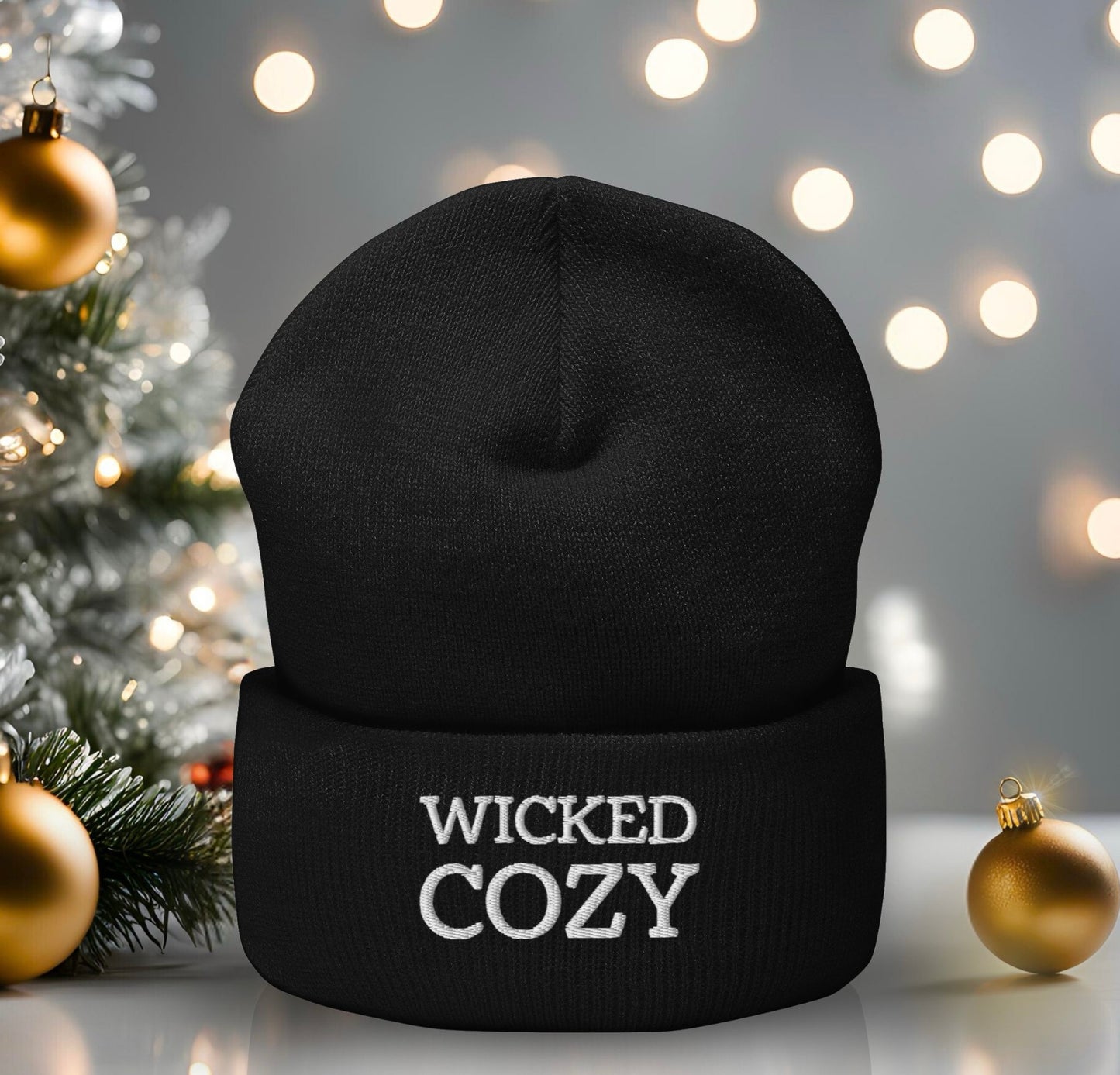 Wicked Cozy - Embroidered Beanie