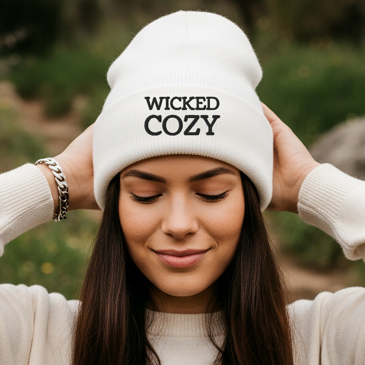 Wicked Cozy - Embroidered Beanie