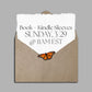 New! Book + Kindle Sleeves! Sunday, 3/29 @ 11AM EST