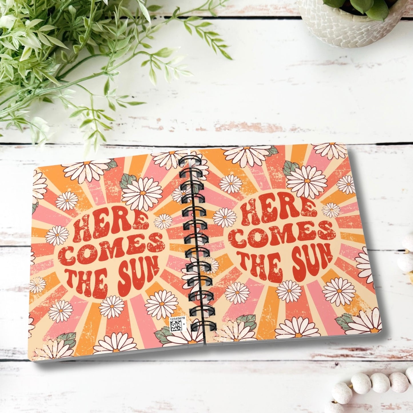 Here Comes The Sun | Boutique Notebook | Spiral Journal