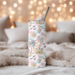 Pastel Beach | 20 oz Skinny Tumbler | Free Shipping