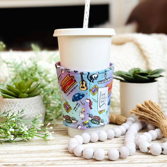 Friends | Handmade Reusable Cup Sleeve