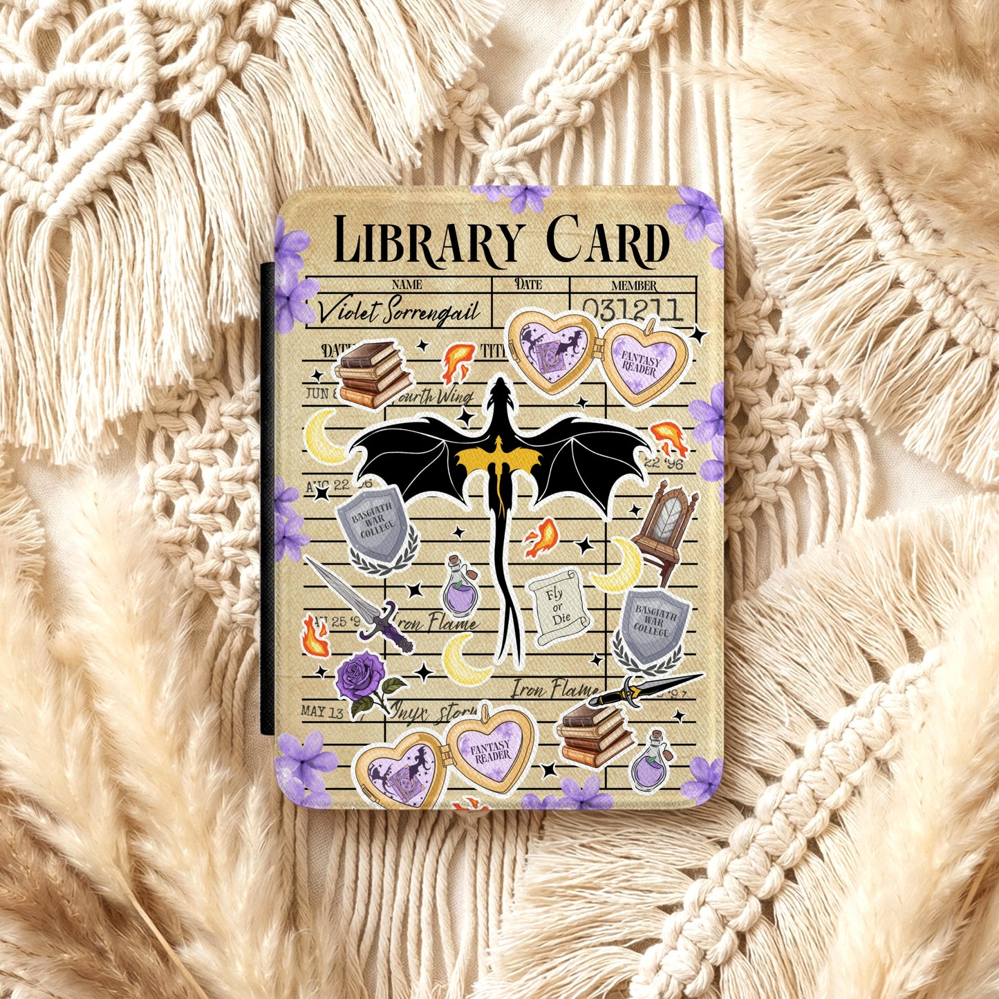 Fourth Wing Kindle Case | Free Shipping