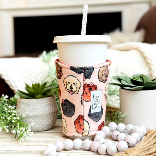 Doodles | Handmade Reusable Cup Sleeve