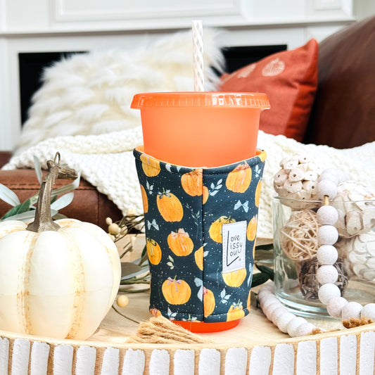 Pumpkins + Bows Cozy