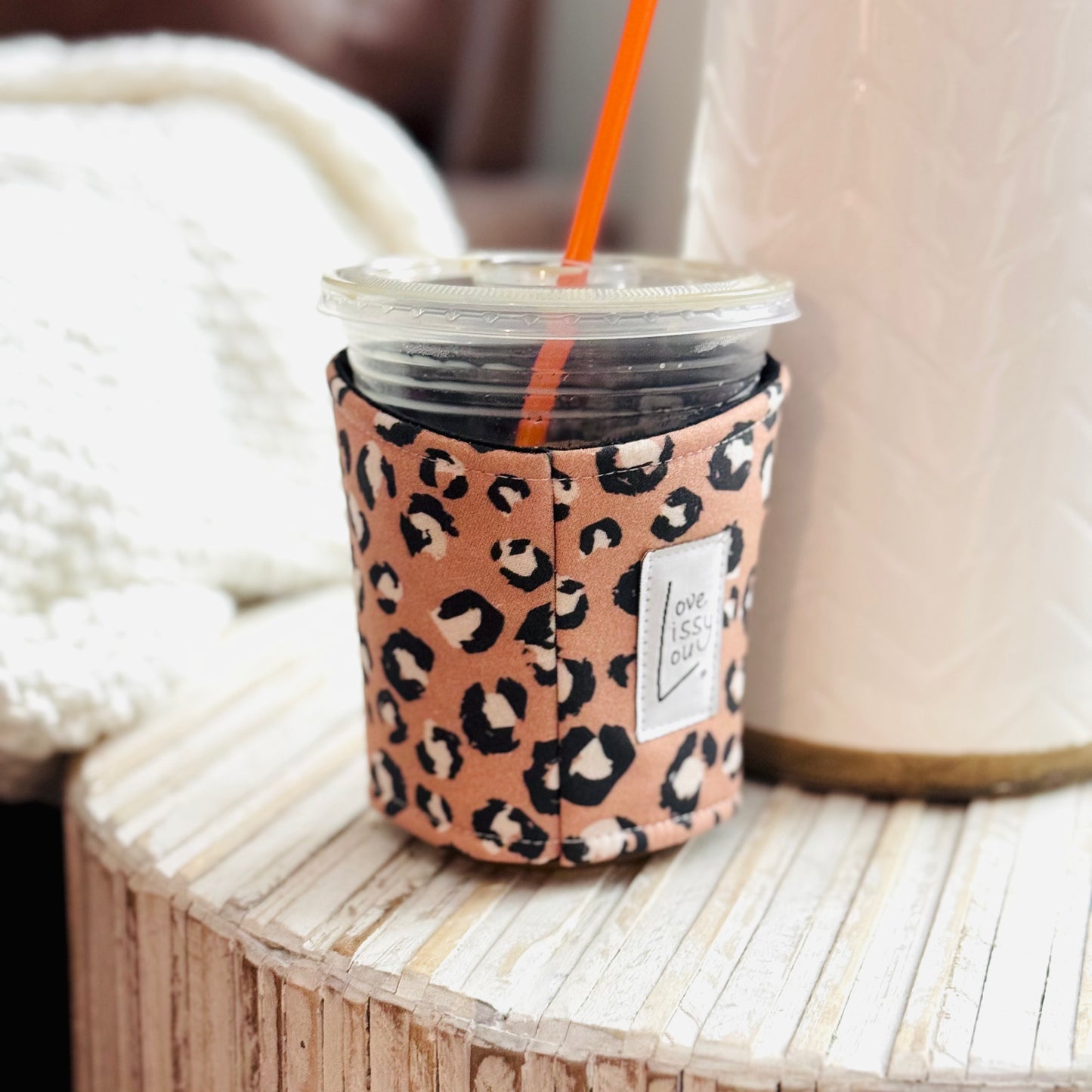 Coffee Leopard | Handmade Reusable Cup Sleeve