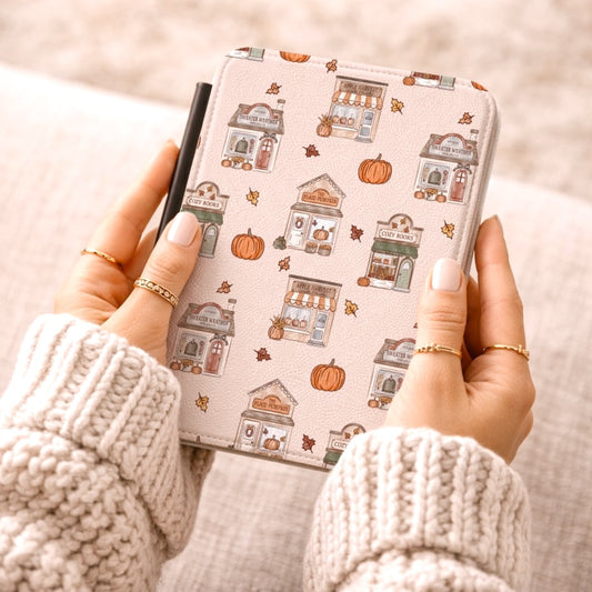 Cozy Fall Village Kindle Case | Free Shipping