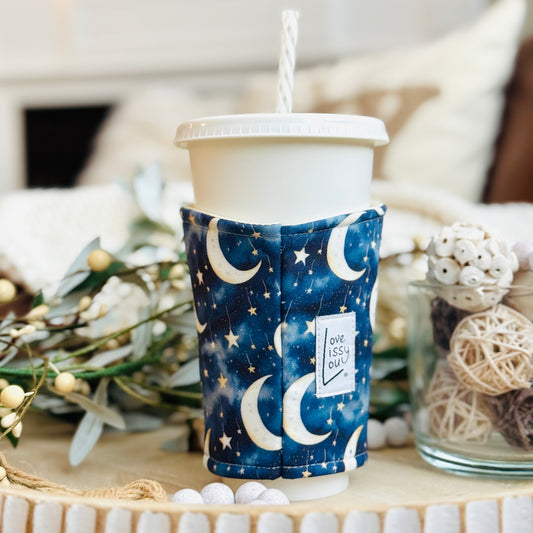 Moon + Stars - Coffee Cozy