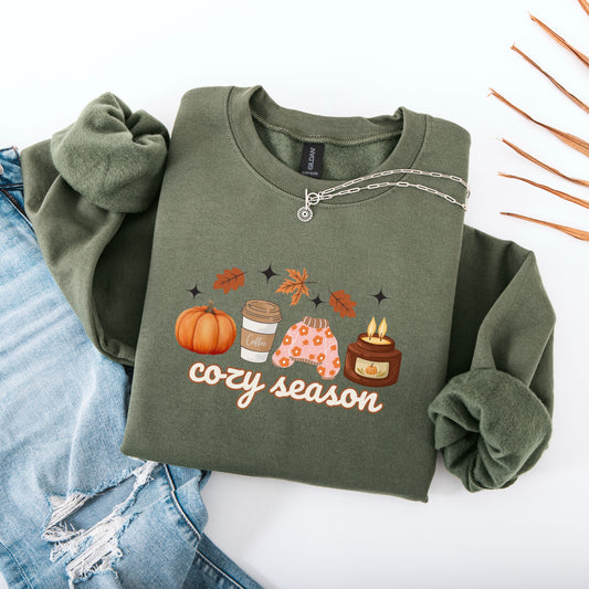 Cozy Season - Crewneck Sweatshirt