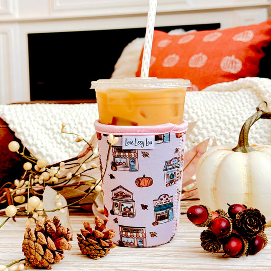 Cozy Fall Village |  Coffee Sleeve