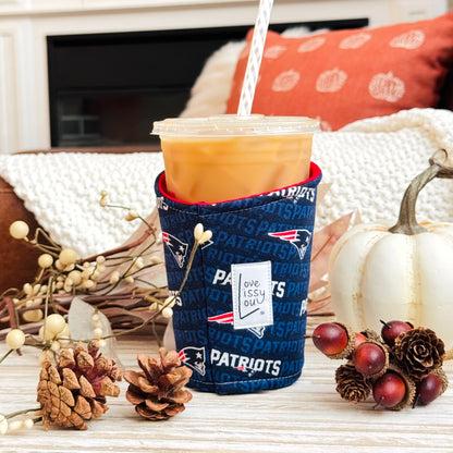 New England Patriots | Iced Coffee Cozy