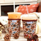 Fall Stripe Floral |  Coffee Sleeve