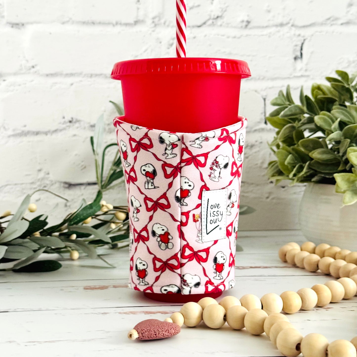 Valentine Snoopy - Coffee Cozy