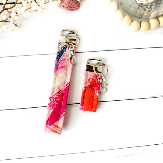 Brushstrokes - Keychain Wristlet + Minis