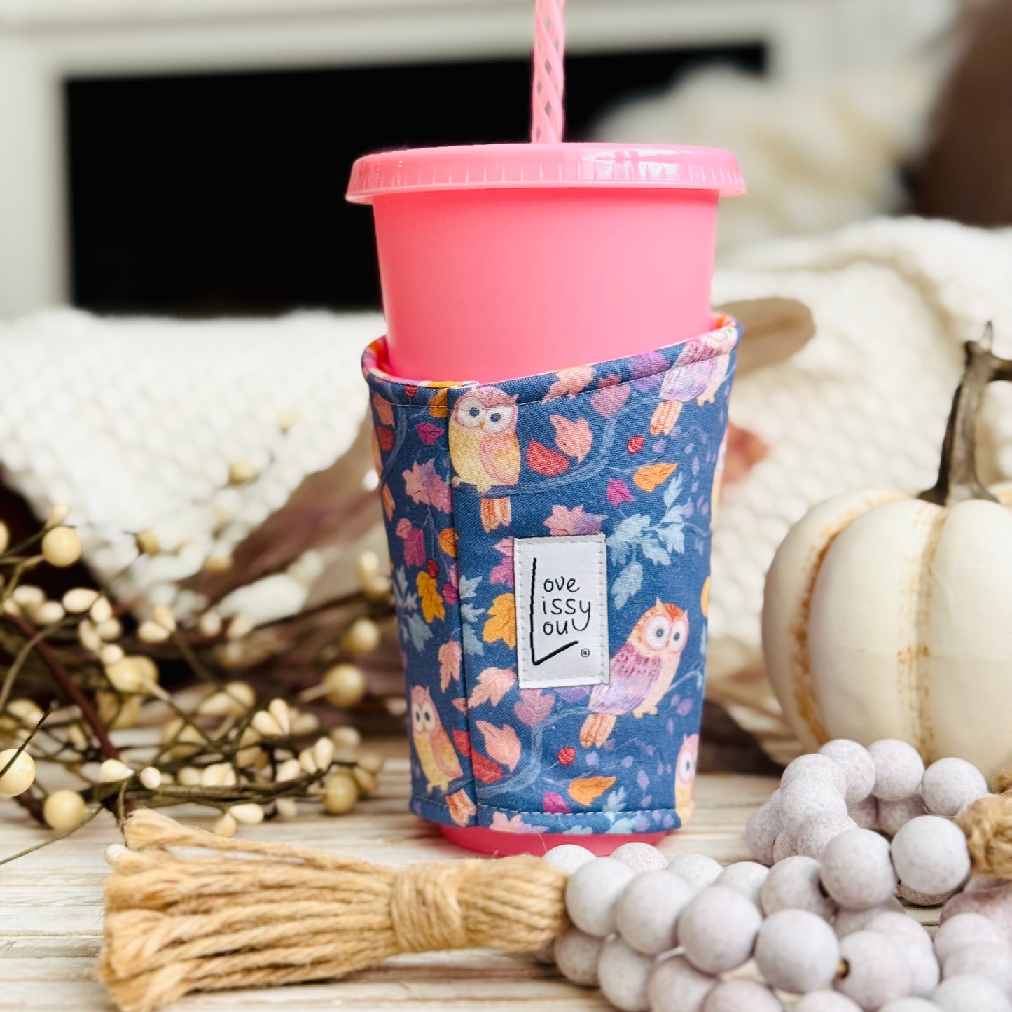 Night Owl | Handmade Reusable Cup Sleeve