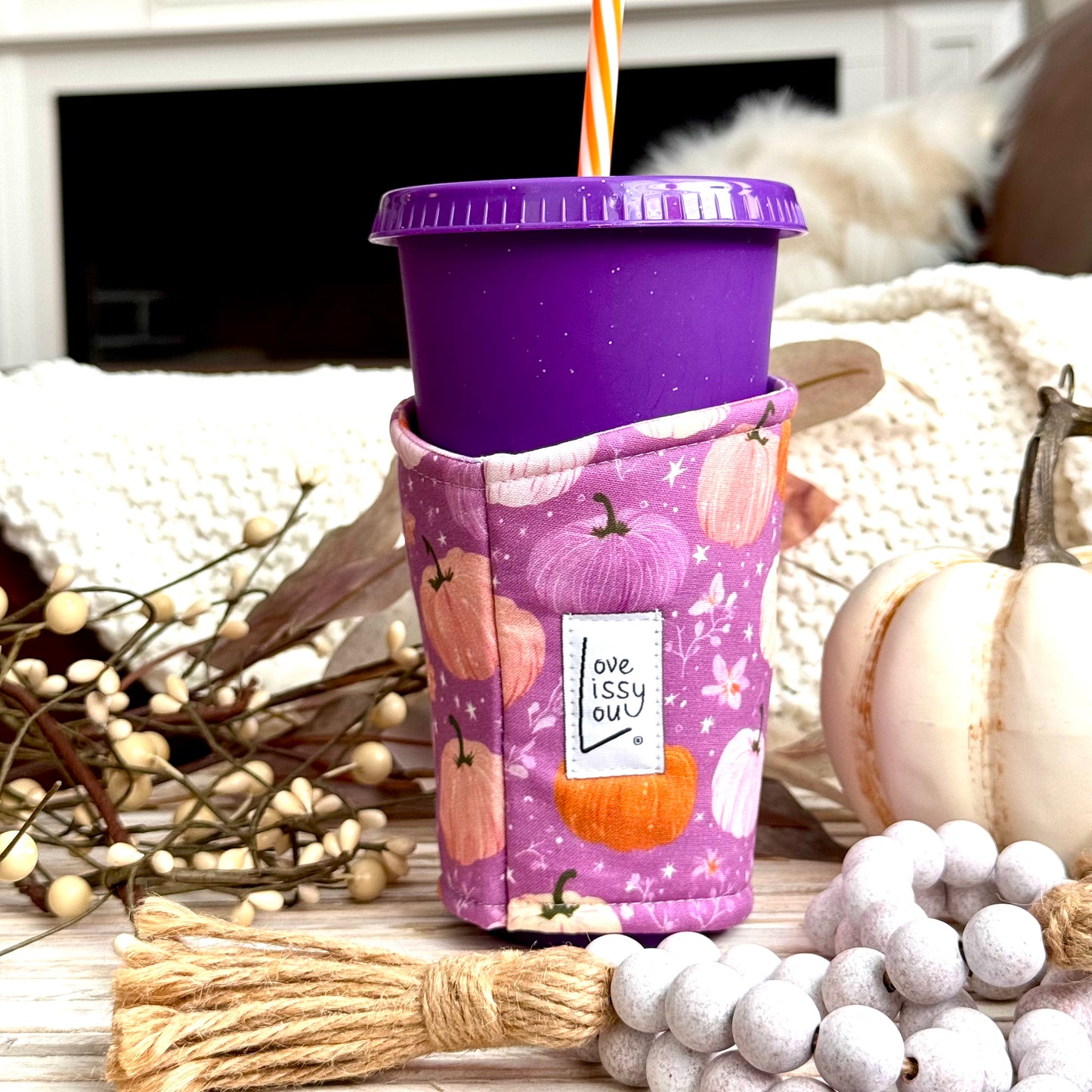 Pumpkin Patch| Handmade Reusable Cup Sleeve