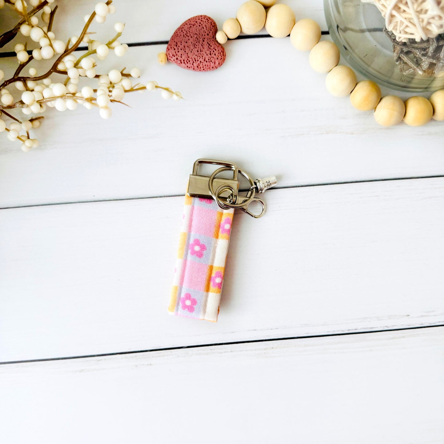 Daisy Check - Keychain Wristlet + Minis