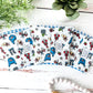 Coastal Americana Iced Coffee Cozy | Handmade Reusable Cup Sleeve