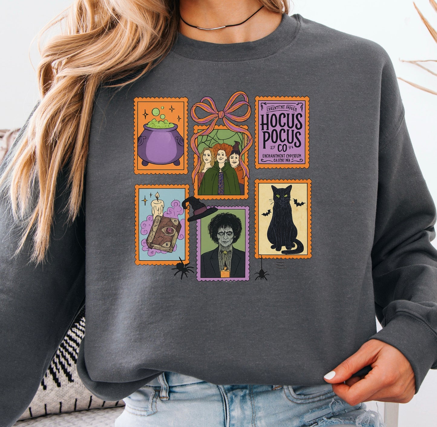 Hocus Pocus Stamps - Crewneck Sweatshirt