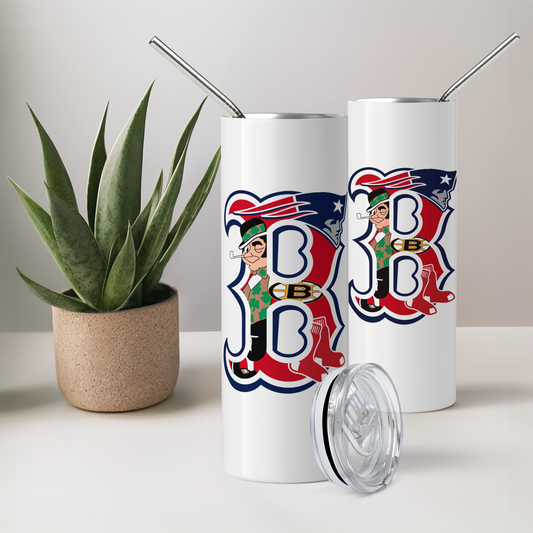 Boston Sports | 20 oz Skinny Tumbler | Free Shipping