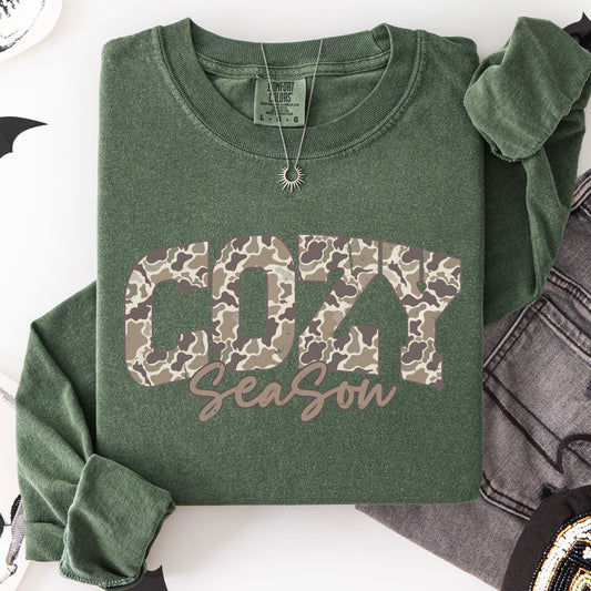 Cozy Season Camo - Long Sleeve T-Shirt